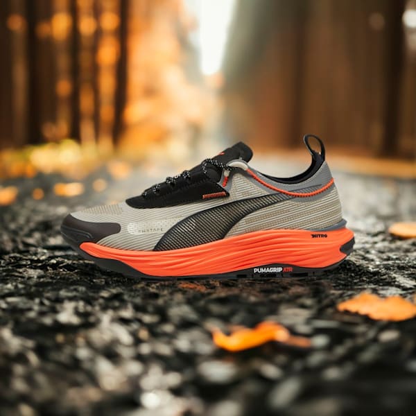 Tenis de running Hombre Voyage NITRO™ 3, Desert Dust-Flame Flicker-PUMA Black, extralarge