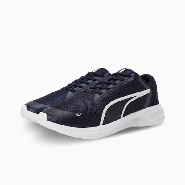 Scorch Whizz Street Men's Running Shoes, PUMA Navy-PUMA White, extralarge-IND