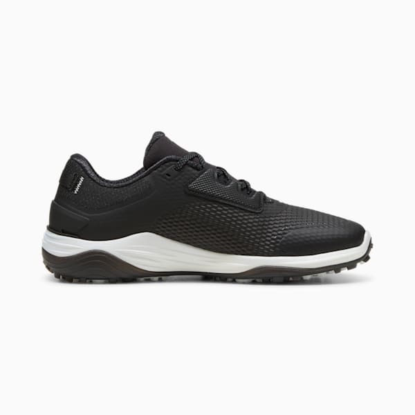 メンズ ゴルフ シャドウキャット ニトロ スパイクレス シューズ, PUMA Black-Silver Mist-PUMA White, extralarge-JPN