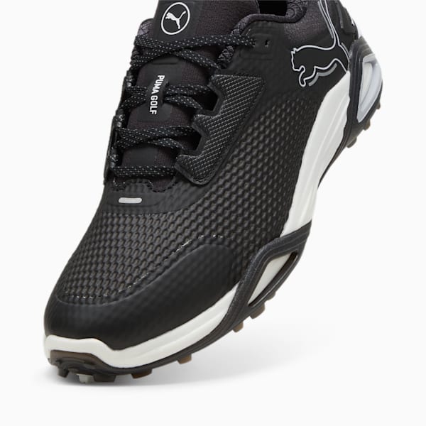メンズ ゴルフ シャドウキャット ニトロ スパイクレス シューズ, PUMA Black-Silver Mist-PUMA White, extralarge-JPN