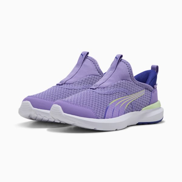 Chaussures de course Kruz ProFoam SLIPTECH™ Enfant, Lavender Alert-Lapis Lazuli, extralarge