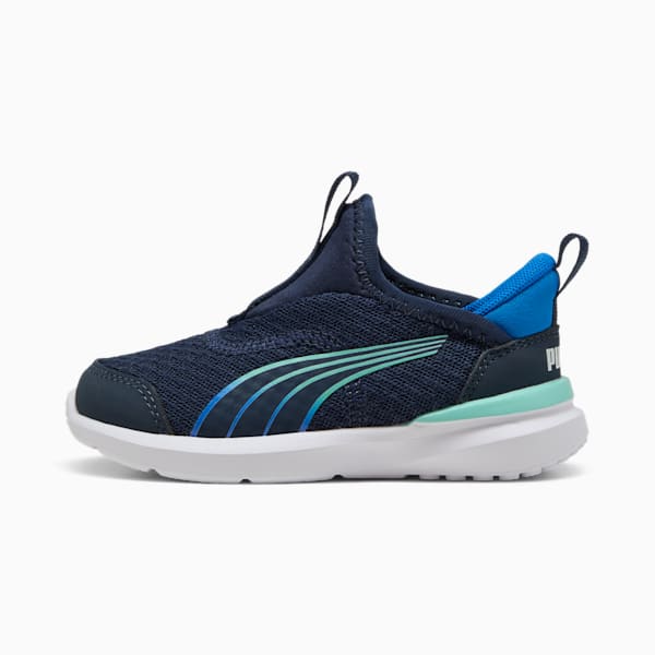 Zapatillas de correr para niños pequeños Kruz SLIPTECH™, Club Navy-Hyperlink Blue, extralarge