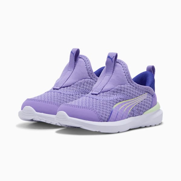 Chaussures de course à pied Kruz SLIPTECH™ Bébé, Lavender Alert-Lapis Lazuli, extralarge