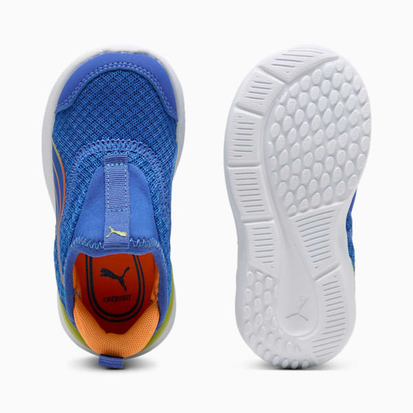 ベビー クルーズ イーズイン スニーカー 12-16cm, Vivid Blue-Sea Kelp-Orange Glo, extralarge-JPN