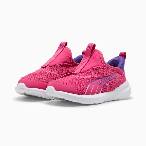 Kruz SLIPTECH™ Toddlers' Running Shoes, PUMA Pink-Lilac Frost-Team Violet, extralarge