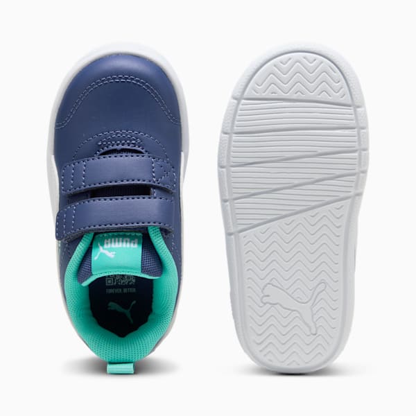 ベビー コートフレックス V3 V スニーカー 12-16cm, Blue Crystal-PUMA White-Aquatic, extralarge-JPN