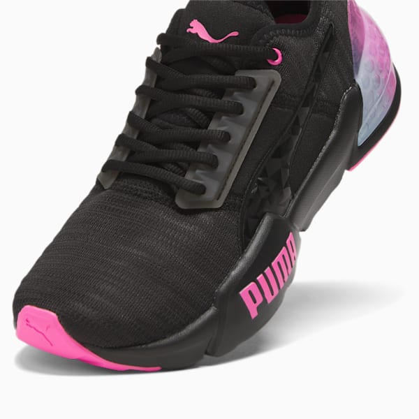 Cell Phase Femme Fade Women's Running Shoes, PUMA Black-Poison Pink, extralarge