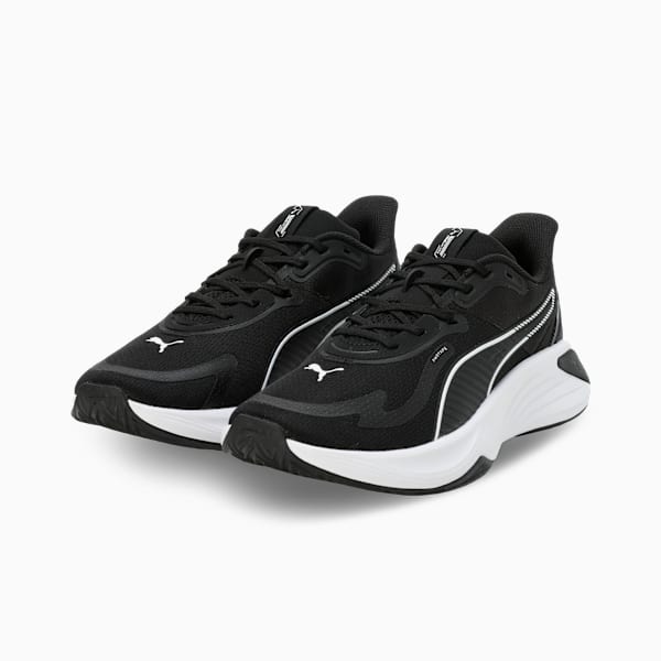 PWR Hybrid Multi-Surface Grip Training Shoes, PUMA Black-PUMA White-PUMA Black, extralarge-IND