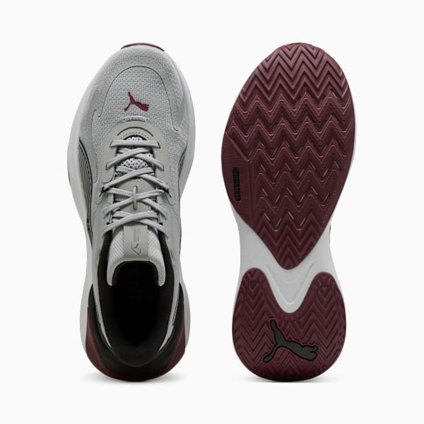 Tenis de entrenamiento PWR Hybrid, Gray Echo-Ruby Shimmer-PUMA Black, extralarge