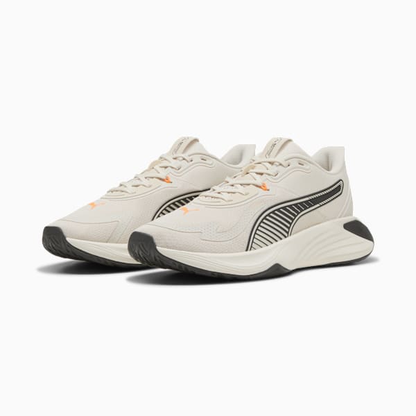 Tenis de entrenamiento PWR Hybrid, Alpine Snow-PUMA Black-Heat Fire, extralarge
