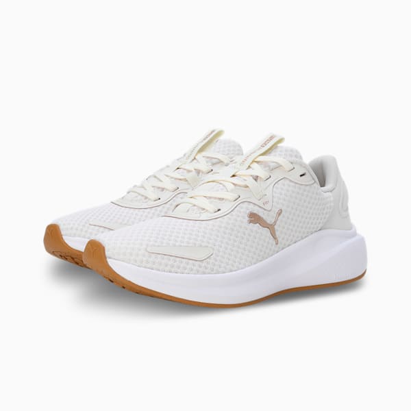 Skyrocket Lite Alt Women's Running Shoes, Alpine Snow-PUMA White-PUMA Gold, extralarge-IND