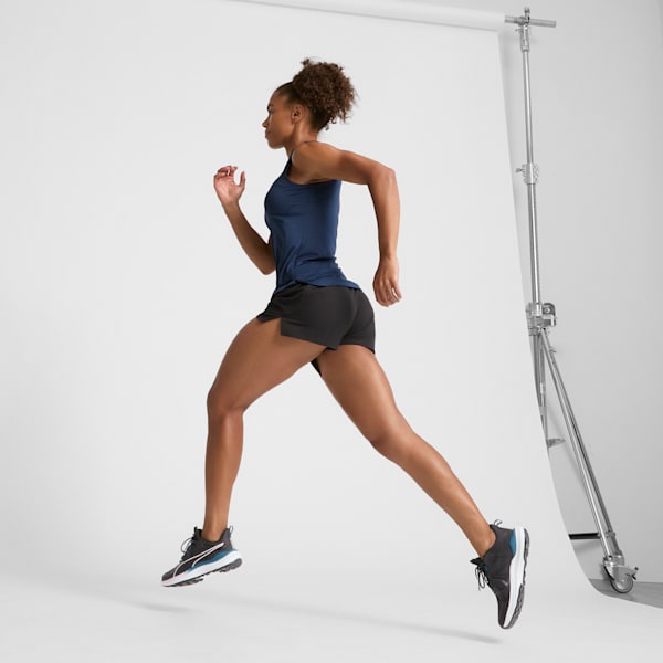 Tenis de running para mujer Reflect Lite Trail, PUMA Black-Silver Mist-Ocean Tropic, extralarge