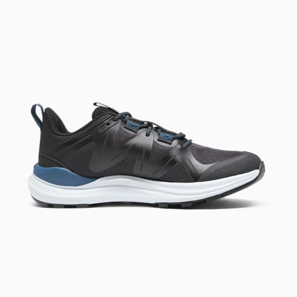 Tenis de running para mujer Reflect Lite Trail, PUMA Black-Silver Mist-Ocean Tropic, extralarge