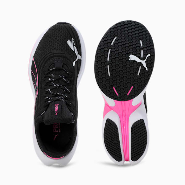 Conduct Pro Women's Running Shoes, PUMA Black-Poison Pink-PUMA Silver, extralarge-IND