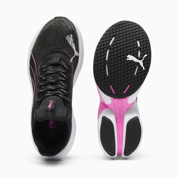 Conduct Pro Women's Running Shoe, PUMA Black-Poison Pink-PUMA Silver, extralarge