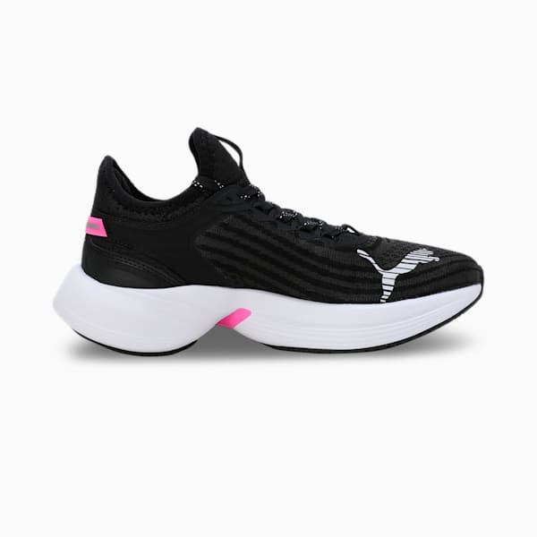 Conduct Pro Women's Running Shoes, PUMA Black-Poison Pink-PUMA Silver, extralarge-IND