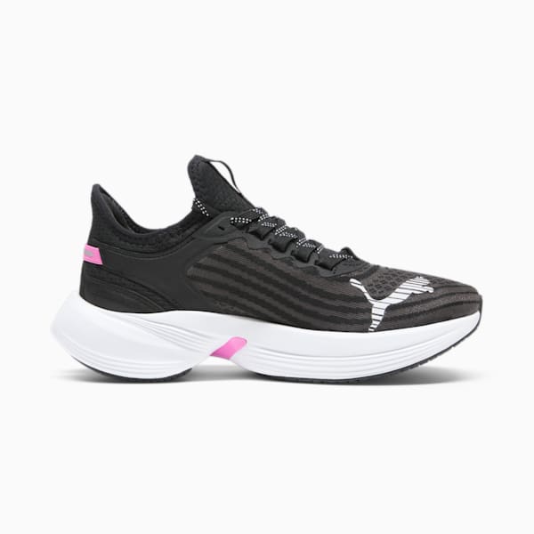 Conduct Pro Women's Running Shoe, PUMA Black-Poison Pink-PUMA Silver, extralarge