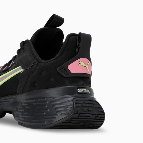SOFTRIDE Sway Women's Running Shoes, PUMA Black-Mauved Out-Fizzy Apple, extralarge-IND