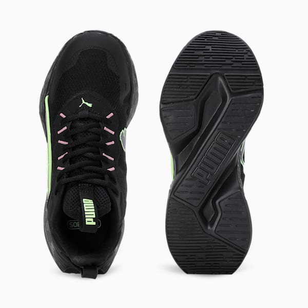 SOFTRIDE Sway Women's Running Shoes, PUMA Black-Mauved Out-Fizzy Apple, extralarge-IND