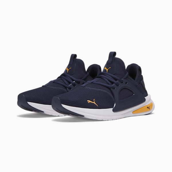 Tenis anchos para correr para hombre Enzo Evo Better Remix, PUMA Navy-Ginger Tea, extralarge