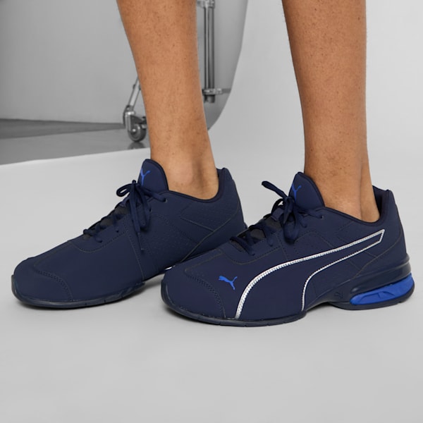 Tazon 7 Evo Men's Running Shoes, PUMA Navy-PUMA Silver-Vivid Blue, extralarge
