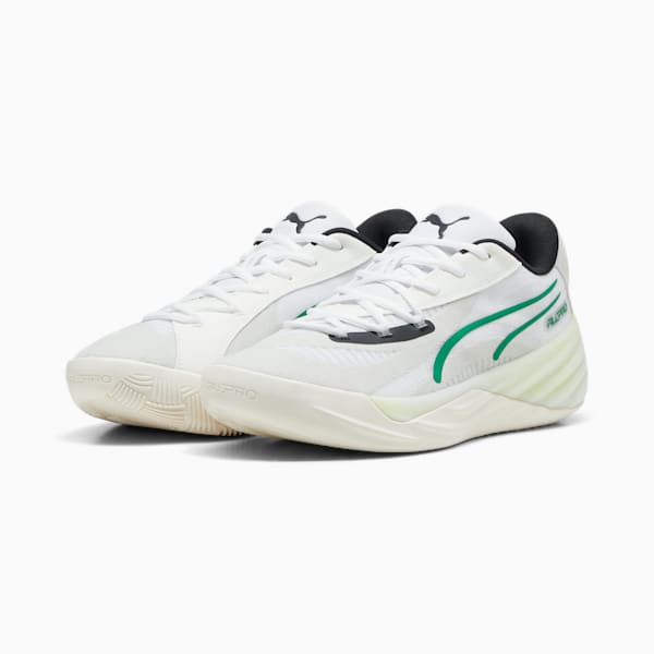 All-Pro NITRO™ Basketball Shoes, Warm White-Glacial Gray-Archive Green, extralarge
