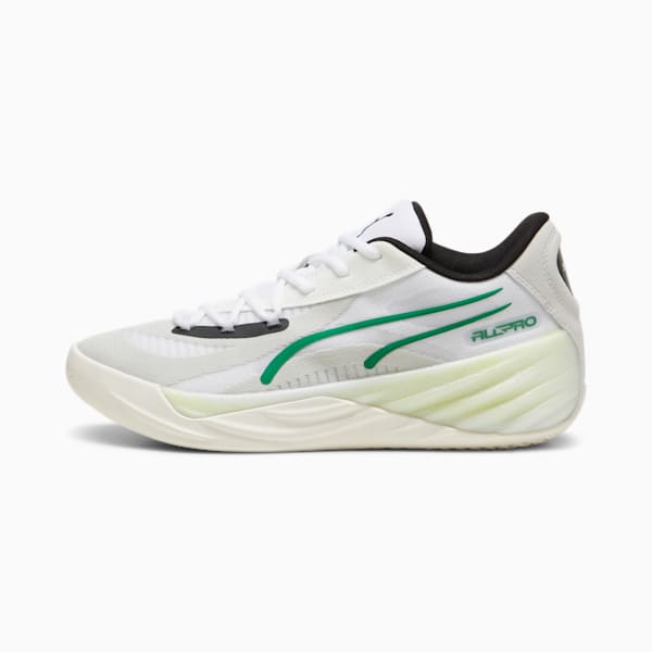 All-Pro NITRO™ Basketball Shoes, Warm White-Glacial Gray-Archive Green, extralarge
