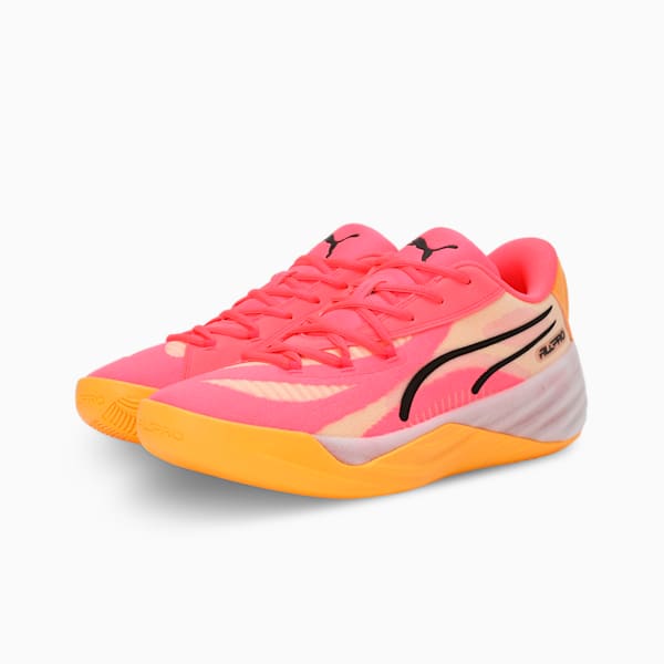 All-Pro NITRO™ Basketball Shoes, Sunset Glow-Sun Stream-PUMA Black, extralarge-IND
