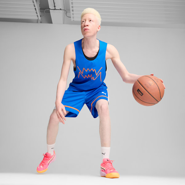All-Pro NITRO™ Basketball Shoes, Sunset Glow-Sun Stream-PUMA Black, extralarge-IND