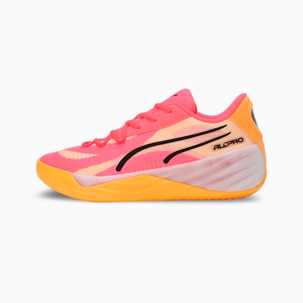 All-Pro NITRO™ Basketball Shoes, Sunset Glow-Sun Stream-PUMA Black, extralarge-IND