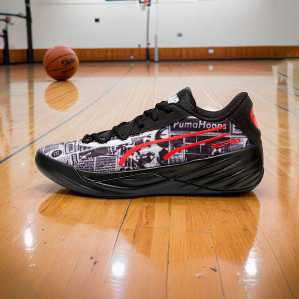 All-Pro NITRO™ Media Day Basketball Shoes, PUMA Black-PUMA White-For All Time Red, extralarge-IND