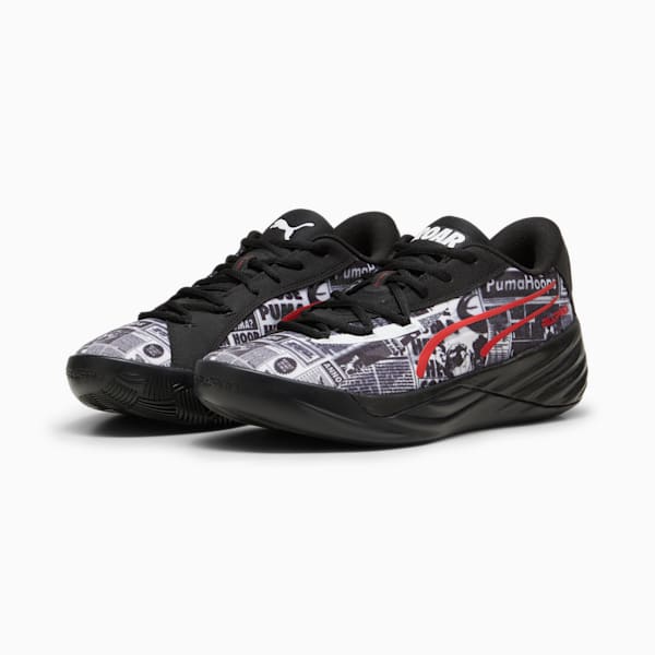 Tenis de basquetbol All-Pro NITRO™ 2 Crowd Craze, PUMA Black-PUMA White-For All Time Red, extralarge