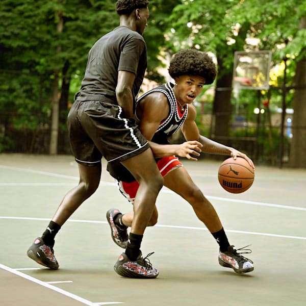 All-Pro NITRO™ Media Day Unisex Basketball Shoes, PUMA Black-PUMA White-For All Time Red, extralarge-IND