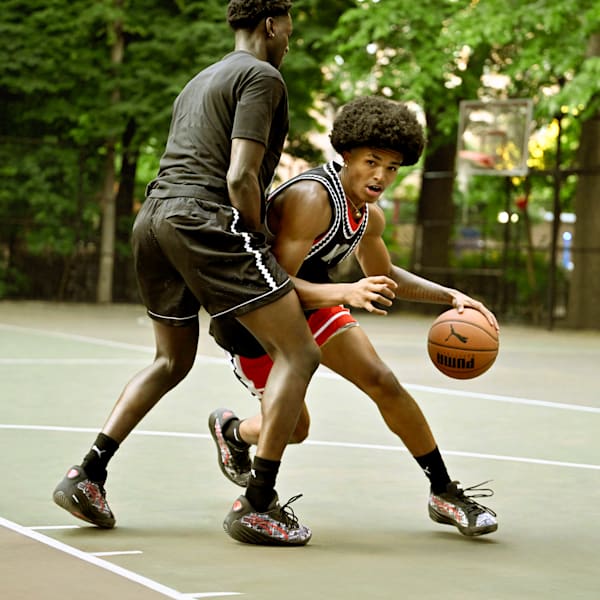 Tenis de basquetbol All-Pro NITRO™ 2 Crowd Craze, PUMA Black-PUMA White-For All Time Red, extralarge