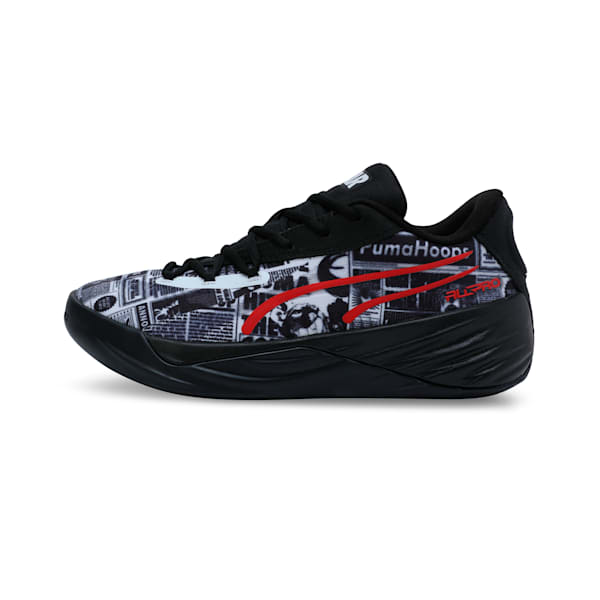 All-Pro NITRO™ Media Day Unisex Basketball Shoes, PUMA Black-PUMA White-For All Time Red, extralarge-IND