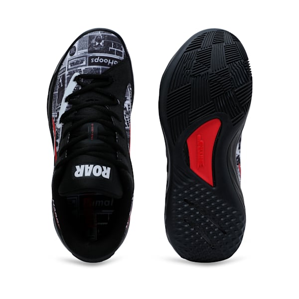 All-Pro NITRO™ Media Day Unisex Basketball Shoes, PUMA Black-PUMA White-For All Time Red, extralarge-IND