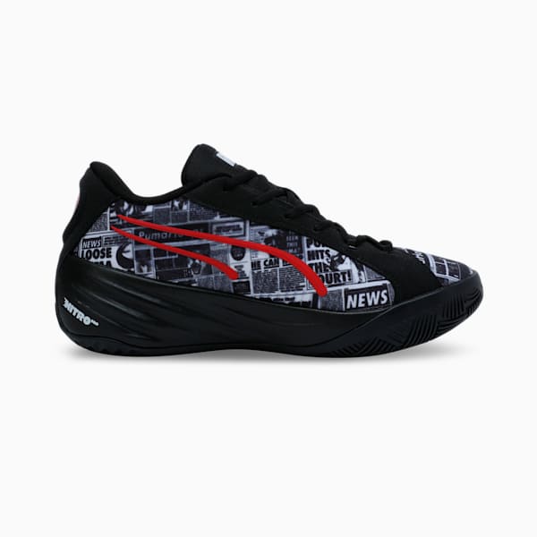 All-Pro NITRO™ Media Day Basketball Shoes, PUMA Black-PUMA White-For All Time Red, extralarge-IND