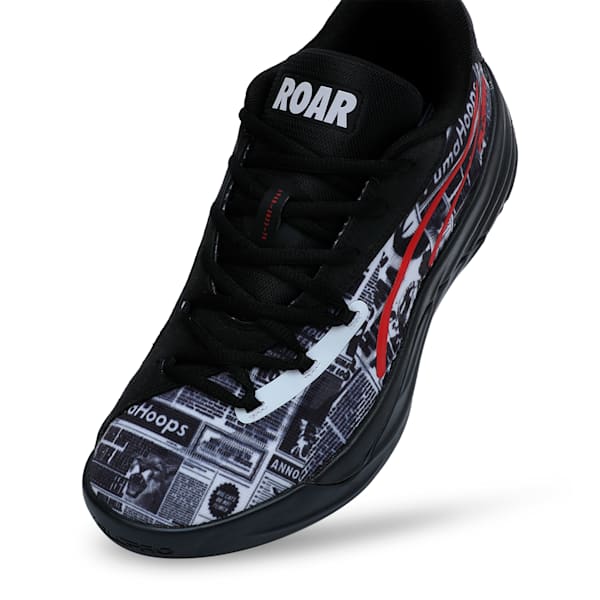 All-Pro NITRO™ Media Day Unisex Basketball Shoes, PUMA Black-PUMA White-For All Time Red, extralarge-IND