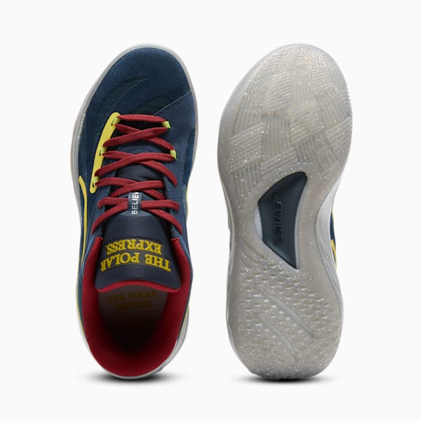 Tenis de basquetbol All-Pro NITRO™ 2 Crowd Craze, Club Navy-Intense Red-Golden Fog-Yellow Blaze-Silver Mist, extralarge
