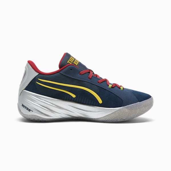 Tenis de basquetbol All-Pro NITRO™ 2 Crowd Craze, Club Navy-Intense Red-Golden Fog-Yellow Blaze-Silver Mist, extralarge