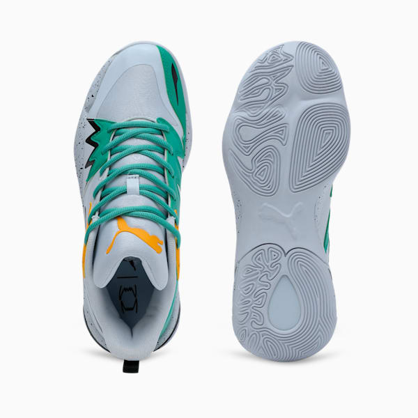 Genetics Speckle Basketball Shoes, PUMA Black-Silver Mist-Jade Frost, extralarge-IND