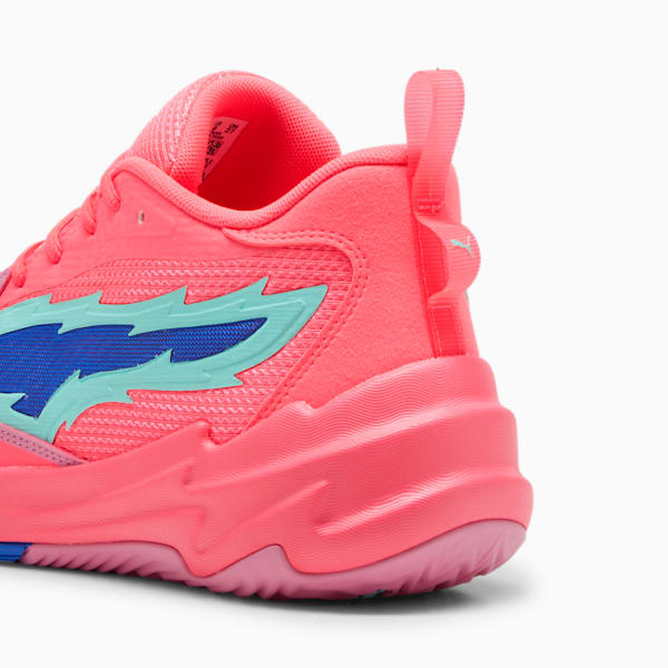 Tenis de basquetbol Scoot Zeros, Sunset Glow-Electric Peppermint, extralarge