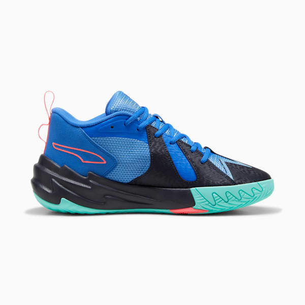 Scoot Zeros Men's Basketball Shoes, Bluemazing-Electric Peppermint, extralarge