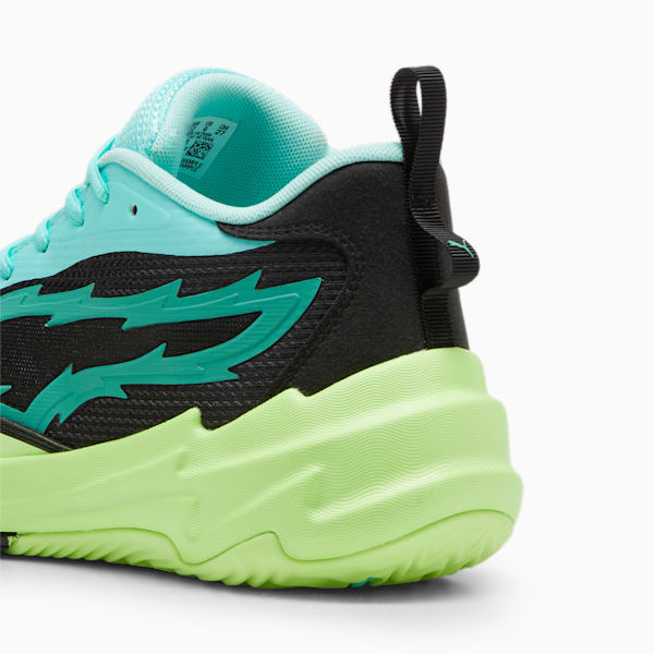 Chaussures de basketball Scoot Zeros Enfant et adolescent, Fizzy Apple-Electric Peppermint, extralarge