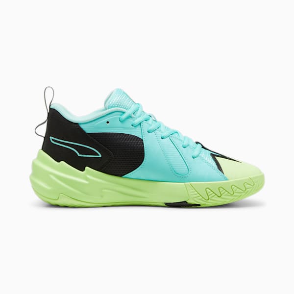 Chaussures de basketball Scoot Zeros Enfant et adolescent, Fizzy Apple-Electric Peppermint, extralarge