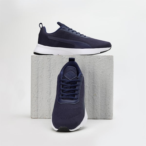 Bazin Men's Running Shoes, PUMA Navy-PUMA Black-PUMA White, extralarge-IND