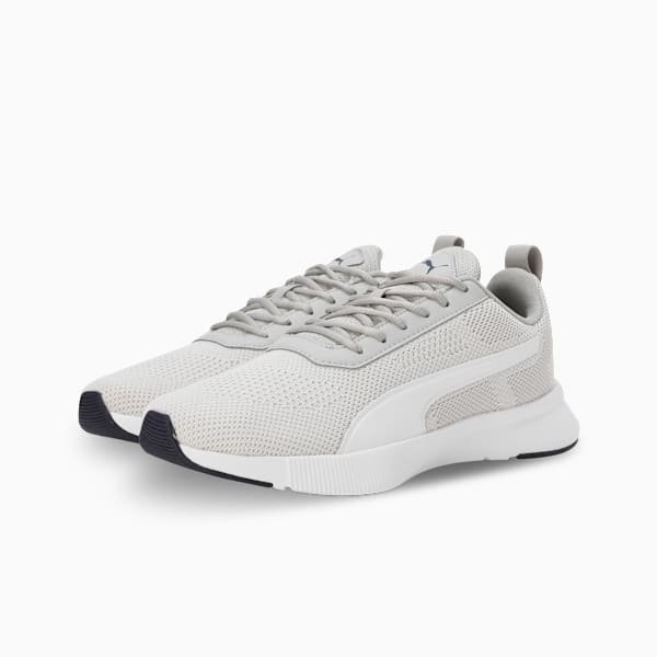 Bazin Men's Running Shoes, Club Navy-PUMA White-Cool Light Gray, extralarge-IND