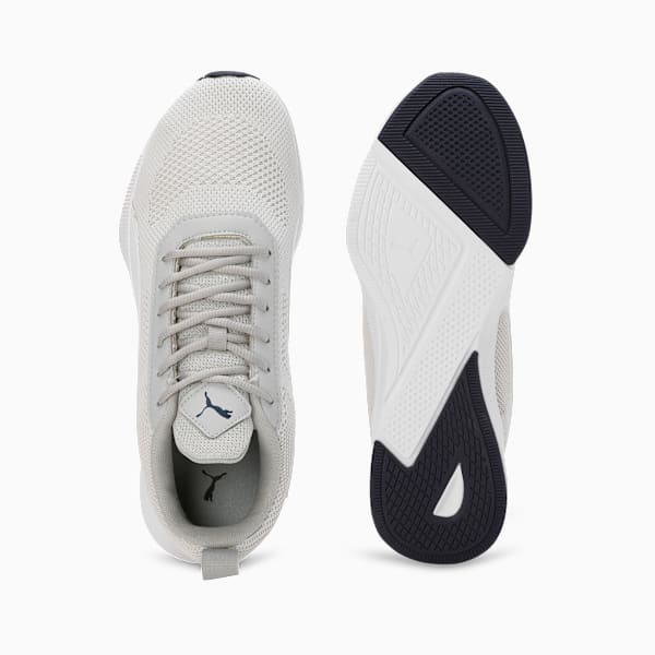 Bazin Men's Running Shoes, Club Navy-PUMA White-Cool Light Gray, extralarge-IND