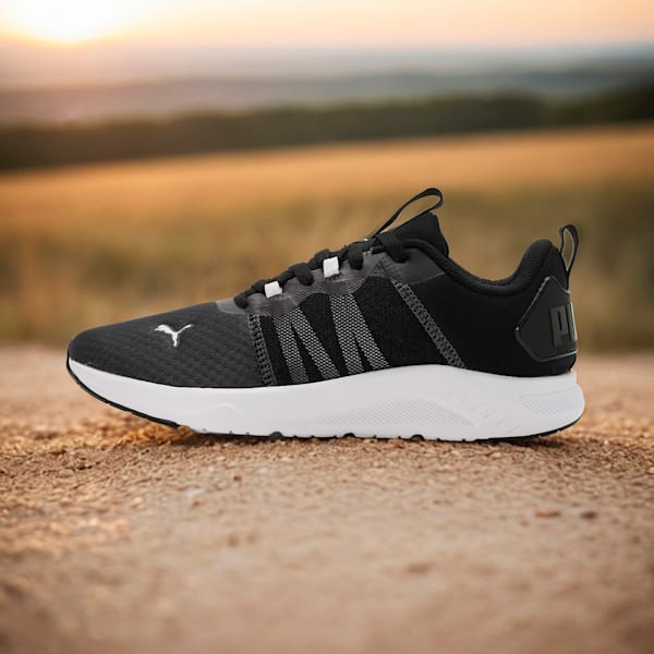 Calit Men's Running Shoes, PUMA Black-PUMA White-Dark Coal, extralarge-IND