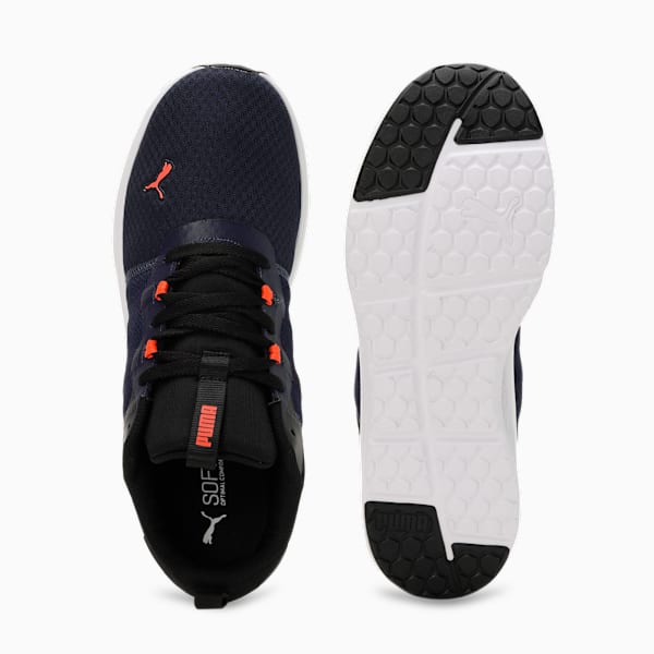 Calit Men's Running Shoes, PUMA Black-Hot Heat-PUMA Navy, extralarge-IND